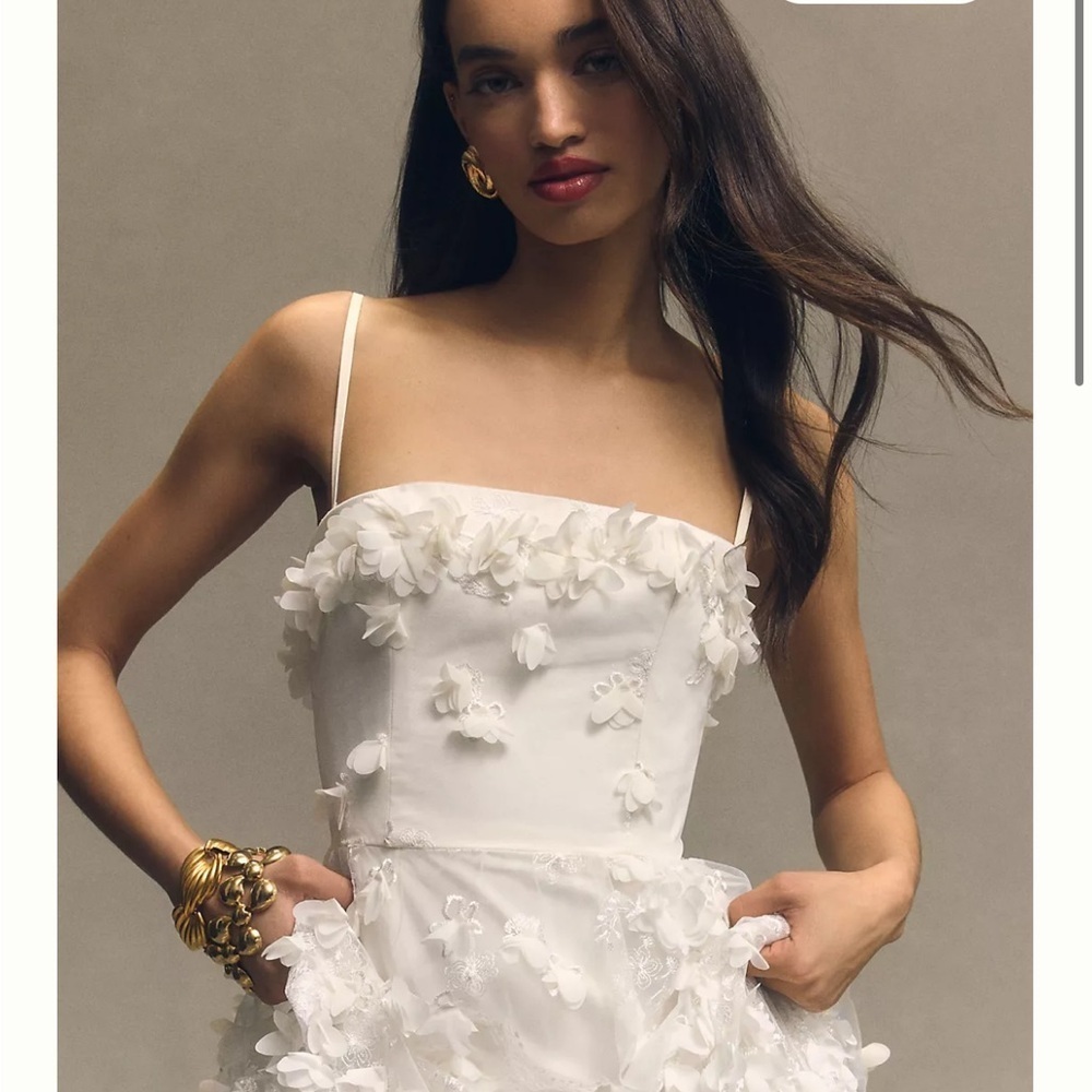 Anthropologie Helsinki Audrey Size  Small  Floral Dress wedding new - Picture 2 of 12